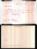 JOSEPH BOATER(medal card)