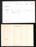 GEORGE HAROLD BRAWN(medal card)