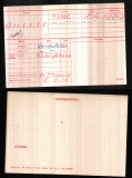 ARTHUR GEORGE GILLETT(medal card)