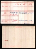 HAROLD RICHARD HORTON(medal card)