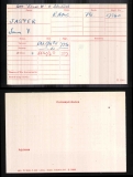 JAMES VICTOR JASPER(medal card)