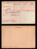 JAMES EDWARD LOWE(medal card)