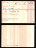 ARTHUR EDWARD LUKE(medal card)