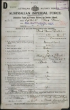 GEALE FRANK FRANCIS (attestation paper)