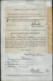 GILBERT GEORGE FREDERICK (attestation paper)