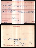 GEORGE WILLIAM FLETCHER(medal card)
