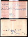 GEORGE WILLIAM FLETCHER(medal card)