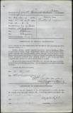 GILLETT FREDERICK WILLIAM (attestation paper)