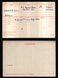 WILLIAM ANDERSON(medal card)