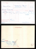 ROBERT FREDRICK BOLTON(medal card)