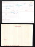 JAMES ALEXANDER CAIRNS(medal card)