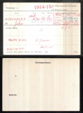 JOHN CAVANAGH(medal card)