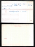 WILLIAM CHARLES CHAPMAN(medal card)