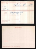 JOHN WILLIAM COX(medal card)