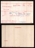 SAMUEL HANNAH(medal card)