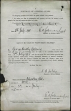 GOLDING GEORGE BENTLEY (attestation paper)