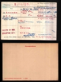 CUTHBERT FARRAR SAVAGE(medal card)