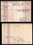 HAROLD LLEWELLYN WEIR(medal card)