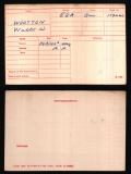 WOOTTON WALTER WILLIAM (medal card)
