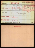 SINDEN FRANK EDWIN (medal card)