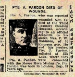PARDON ALBERT (Toronto Star, 26 November 1917)