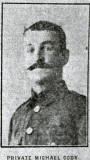 COADY MICHAEL (The Observer and Times, January 1916)