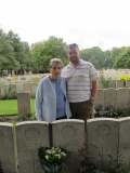 CHEGWIDDEN CLAUDE HARMON (Will Chegwidden and his mother at the grave of his great uncle, 2011)