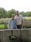 CHEGWIDDEN CLAUDE HARMON (Will Chegwidden and his mother at the grave of his great uncle, 2011)