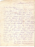 COTTON CHARLES WILLIAM (letter written 28 March 1917)