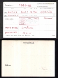 BUTLER WILLIAM EDWARD(medal card)