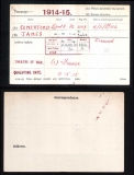 COMERFORD JAMES(medal card)