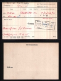 COWIE DONALD(medal card)