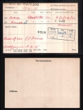 COWIE DONALD(medal card)