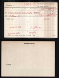 CRANSHAW WILLIAM HENRY(medal card)