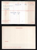 CULSHAW JOSEPH(medal card)