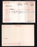 DALTON WILLIAM(medal card)