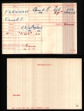 FARNHAM ERNEST EDWIN(medal card)