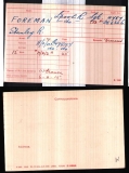 FOREMAN STANLEY ROBERT(medal card)