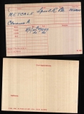 METCALF CLARENCE ALBERT(medal card)