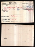 PARKINSON JOHN JAMES(medal card)