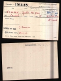 RENSHAW SAMUEL(medal card)