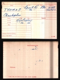 THOMAS CHRISTOPHER(medal card)