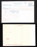 CARMAN THOMAS PARKIN(medal card)