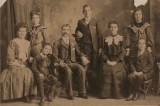 JAMES WILLIAM MAURICE (family picture taken in 1905; William on the far right of the photo)
