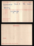 HENRY H DUNCOMBE(medal card)