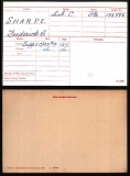 FREDERICK F SHARPE(medal card)