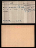 FRANK F WILKINSON(medal card)