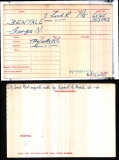 GEORGE NATHAN GN BENTHALL(medal card)