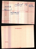 THOMAS CHARLES TC WARD(medal card)