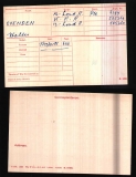 WALTER LOUIS WL OVENDEN(medal card)